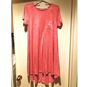 💕 EUC Lularoe Small Carly - Coral Pink heathered